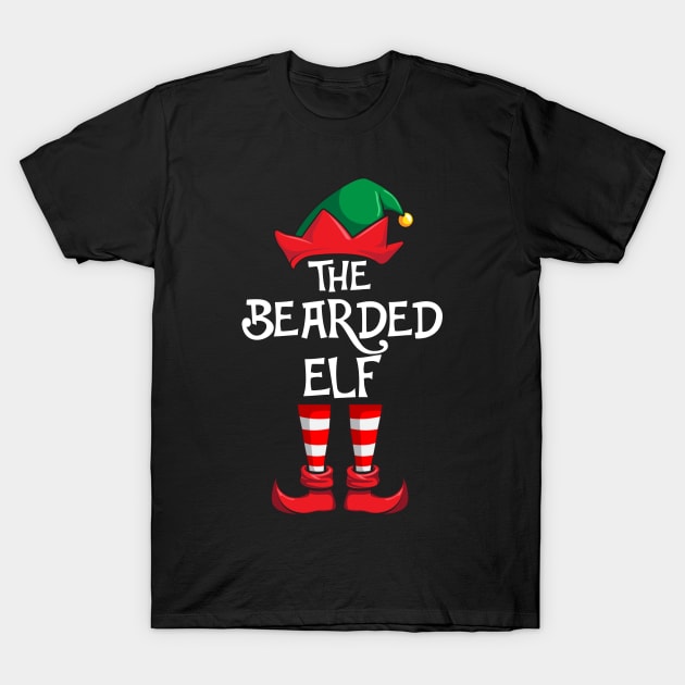 Bearded Elf Matching Family Christmas T-Shirt by hazlleylyavlda